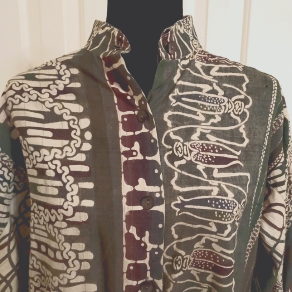 Silk Handmade Tunic Style Top